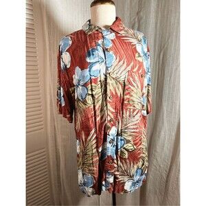 Island Shores Casual Shirts Size L Vintage 90's OCBD Business Casual Shirt